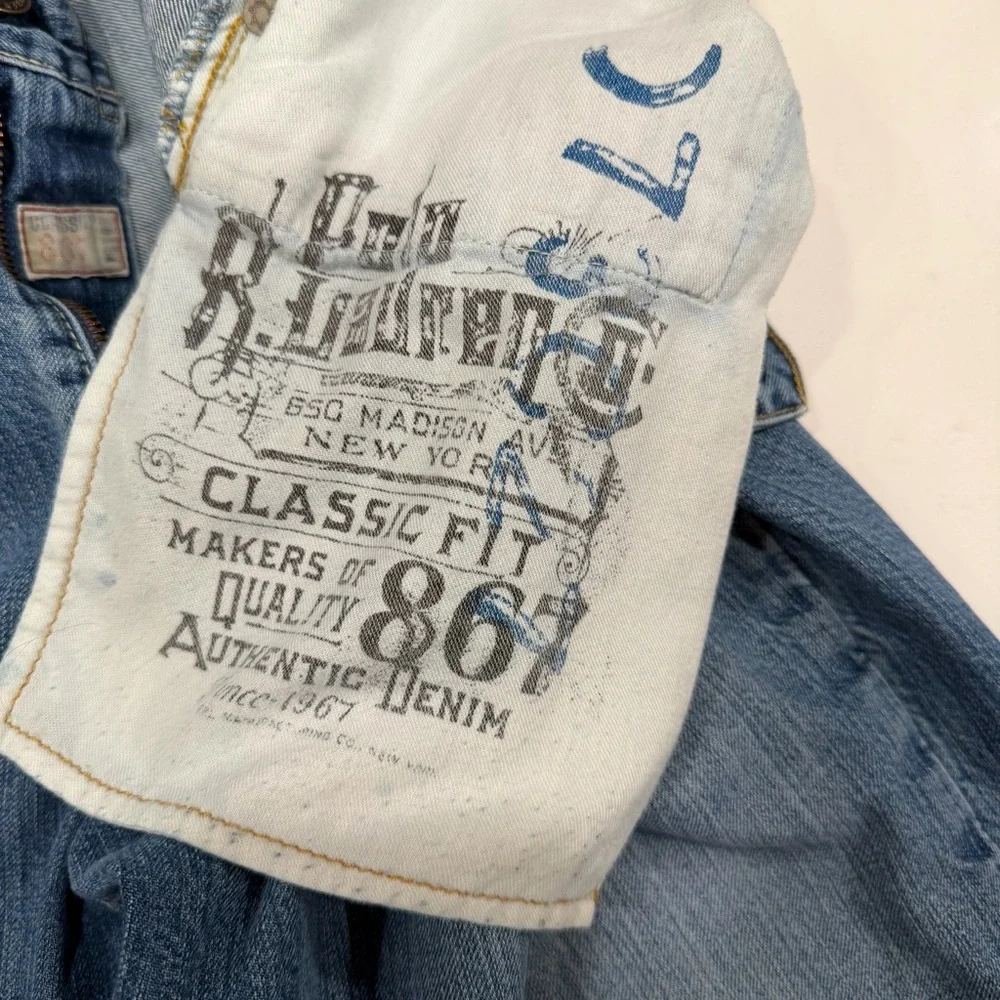 Polo Ralph Lauren Men’s Classic Fit 867 Blue Jeans 38x34